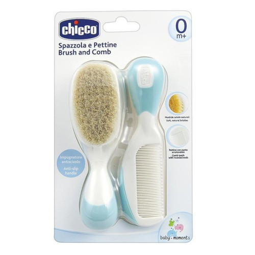 Cepillo y Peine Pelo Natural.  Chicco