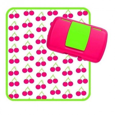 Cambiador Viaje + Estuche “Cerezas”. B.Box