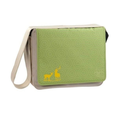 Bolsa Cambiador “Messenger Bag Folk Beige”. Lässig