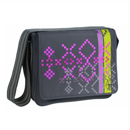 Bolsa Cambiador “Messenger Bag Indi Olive”. Lässig