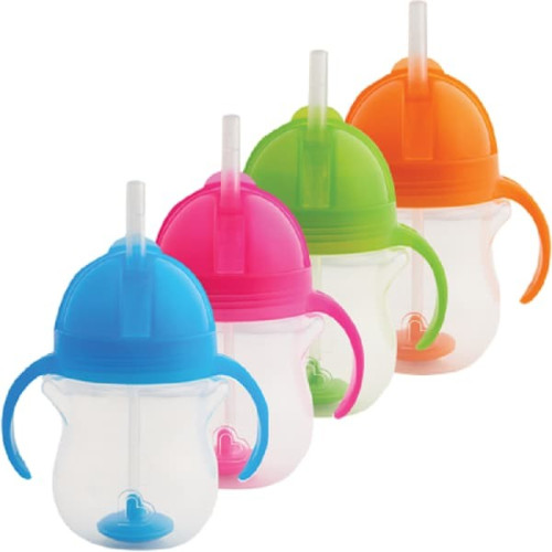 Tasa Antigoteo con Pajita Flexible y Contrapesada.  Munchkin