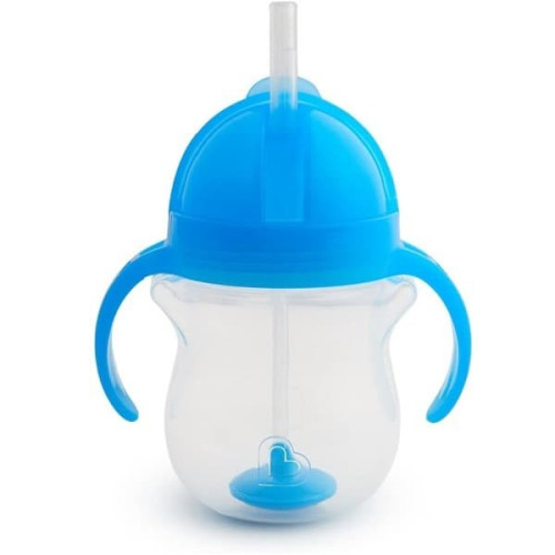 Tasa Antigoteo con Pajita Flexible y Contrapesada.  Munchkin
