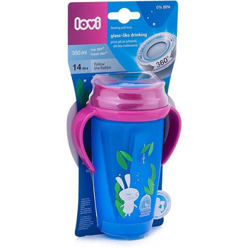 Taza 360º “Follow the Rabbit”, 210 ml.  Lovi