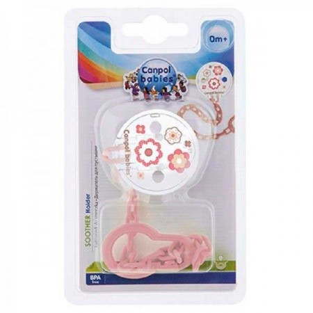 Cadenita sujetachupetes “NewBorn” Redonda.  Canpol Babies