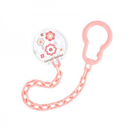 Cadenita sujetachupetes “NewBorn” Redonda.  Canpol Babies