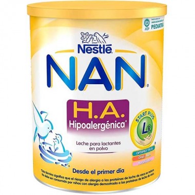 NAN H.A. - LECHE EN POLVO PARA LACTANTES HIPOALEGÉNICA - 800GR