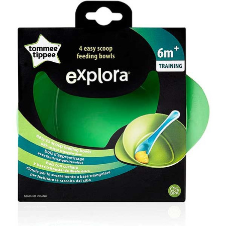 Bol base triangular Explora. Tommee Tippee