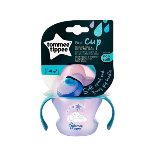 Vaso de aprendizaje morado 150 ml. Tommee Tippee