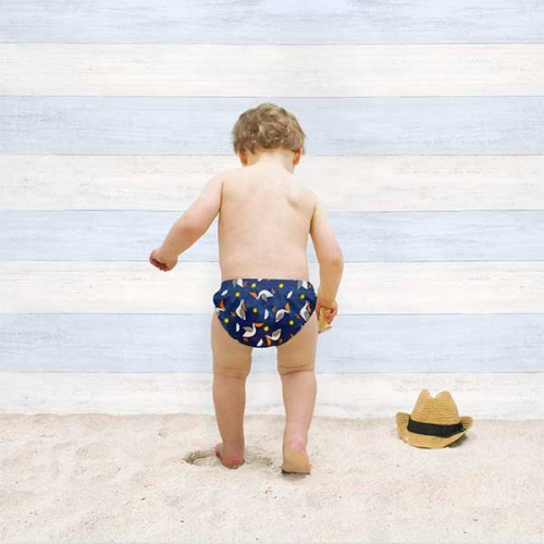 Pañal Bañador "Muelle de Pelícanos". Bambino Mio