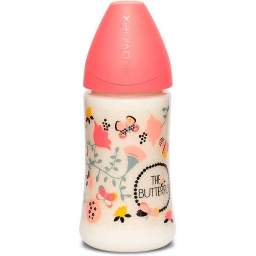 Biberón 360 ml. mariposas. Suavinex