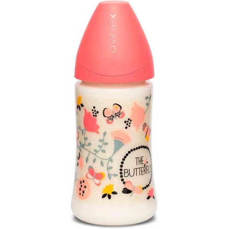 Biberón 360 ml. mariposas. Suavinex
