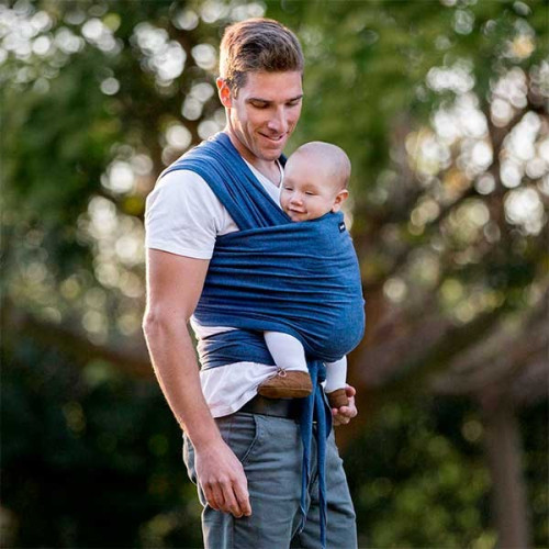 Fular Portabebé “Babywrap” azul. Suavinex