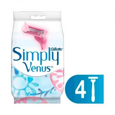 Maquinilla Simply Venus 3+1.  Gillette