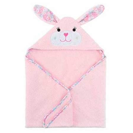 Toalla para Bebé Conejito Rosa.  Zoocchini