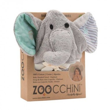 Toalla para Bebé Elefante.  Zoocchini