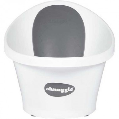 Bañera Blanca Respaldo Gris. Shnuggle