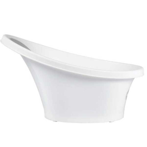 Bañera Blanca Respaldo Gris.  Shnuggle