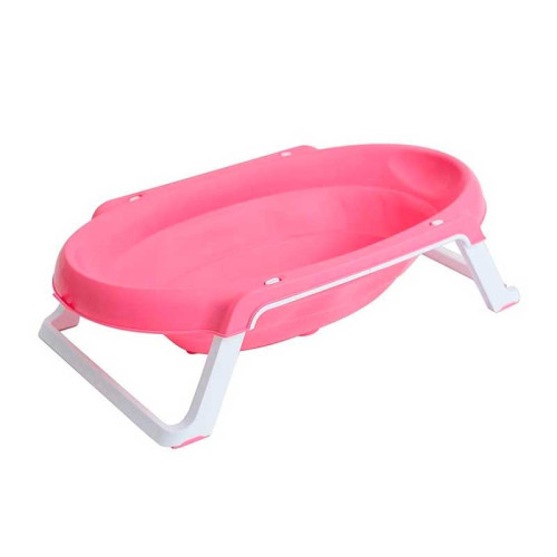 Bañera Plegable Compacta Rosa. Olmitos
