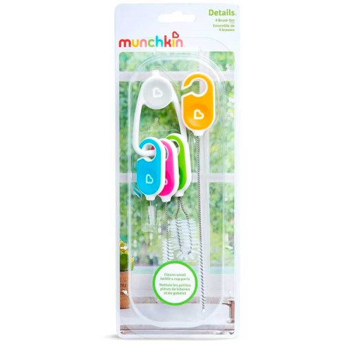 Pack Cepillos Limpieza Tazas Details (4 ud.). Munchkin