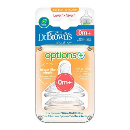 Tetina Options+ Nivel 1. Dr Brown