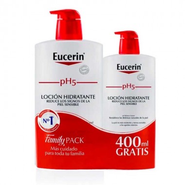Pack Loción pH5 1L + 400ml. Eucerin