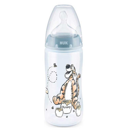 Biberon First Choice Pooh-Tigger látex ( 0-6) 300ml.Nuk