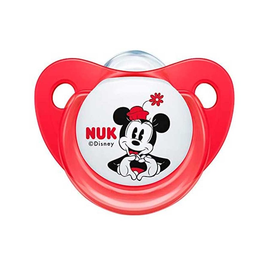 CHUPETE DISNEY NUK 0-6 meses latex + portachupetes para