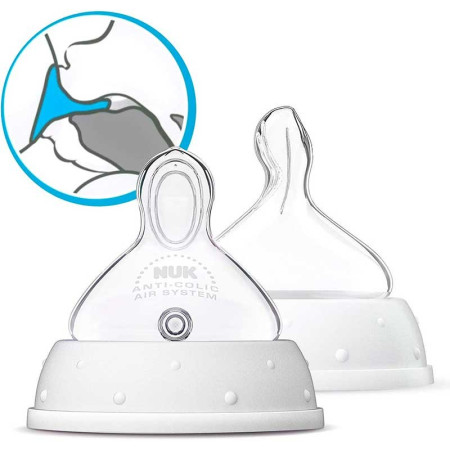 Tetina Silicona First Choice 2 Ud. Nuk