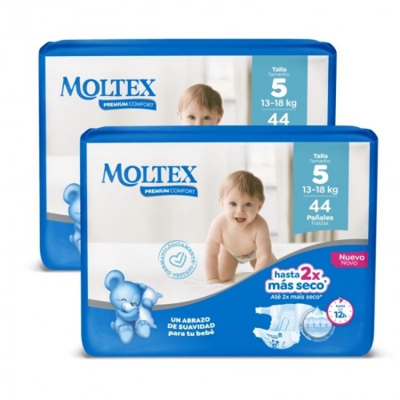 Pañales Moltex Premium Comfort Talla 5