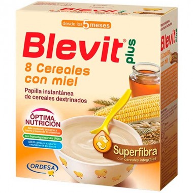 Papilla duplo 8 Cereles , superfibra (2x300 gr) Blevit
