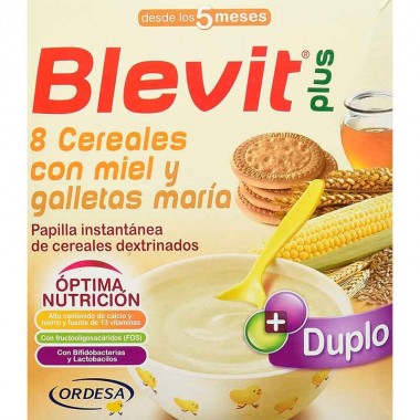 Papilla duplo 8 Cereles (2 x 300GR). Blevit