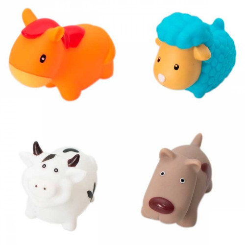 Set de 4 Juguetes de baño 