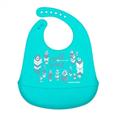 Babero de Silicona Plumas Canpol Babies
