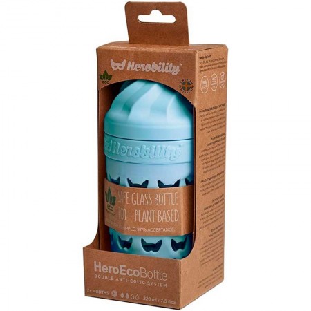 Biberón de cristal 220ml - Herobility
