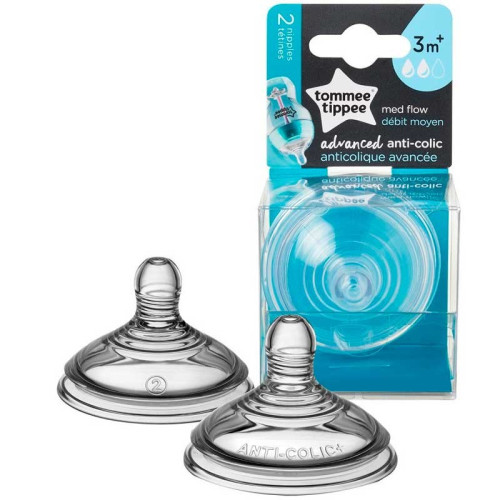 Tetina anti-cólico de flujo medio nº2. Tomee Tippee
