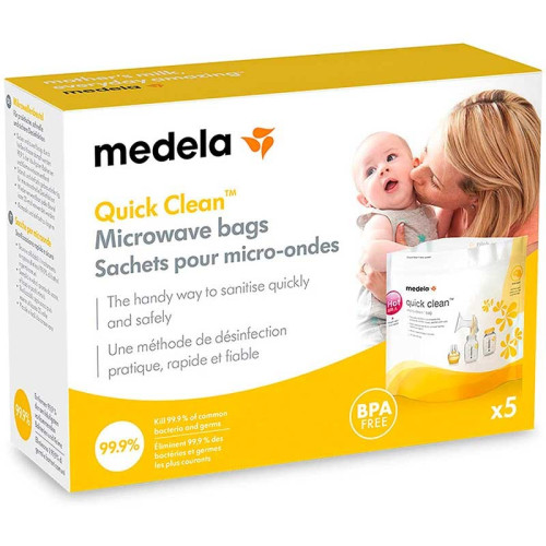 Bolsas esterilizadoras para microondas 5 uds . Medela