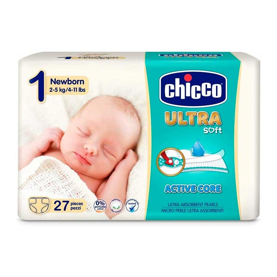 Pañales para bebes e infantiles Tamaño Talla 1 (de 1 a 3 Kg) Formato FV 252  uds.