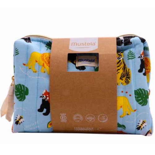 Neceser Jungla, Primeros productos . Mustela