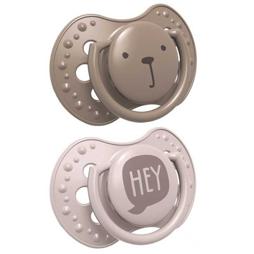Chupetes dinámicos Hey (6-18)meses. 2 uds. Lovi