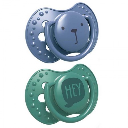 Chupetes dinámicos Hey (6-18)meses. 2 uds. Lovi