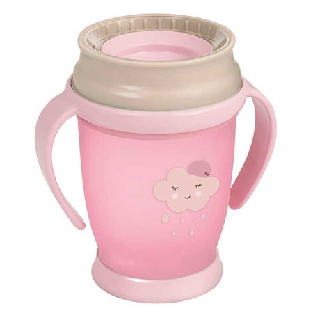 Taza 360º Retro Rosa 250 ml . Lovi