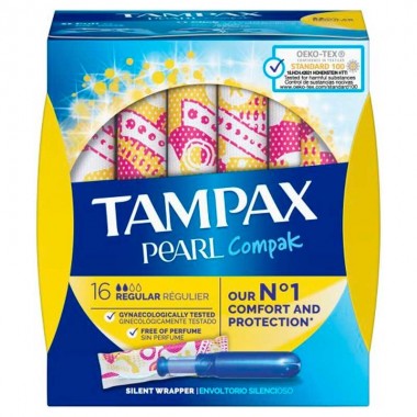 Tampax Pearl Compak Regular...