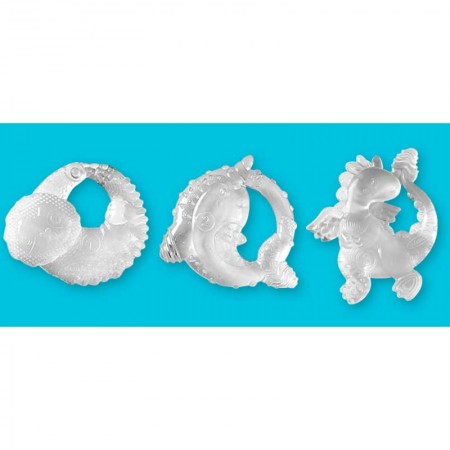 Pack 3 Mordedores transparente. Infantino