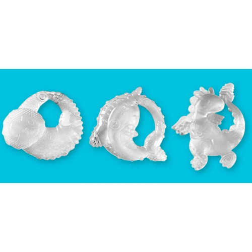 Pack 3 Mordedores transparente. Infantino