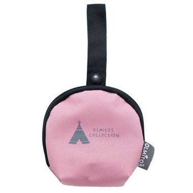 Porta Chupetes Olmitos Tipi Pink Impermeable para Carrito Bebé
