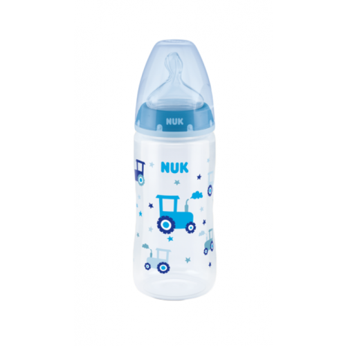 Biberón First Choice Silicona control de temperatura T.XL(6-18) 360 ml. Nuk