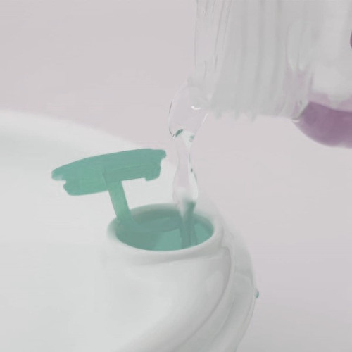 Plato Térmico con Ventosa Verde. Nuvita