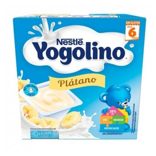 Yogolino de Plátano (4x100g). Nestlé