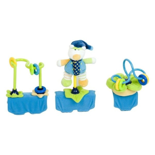 Set Juguetes Velcro-Silla de Paseo, Azul.  Olmitos