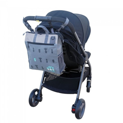 Bolsa Maternal Cactus Mint.  Olmitos